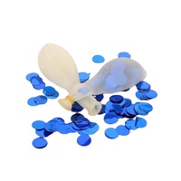 Ballons en latex de haute qualité de 12 pouces, 2,8 g, transparents, or, argent, or rose, bleu, confettis, pour les décorations de mariage, d'anniversaire
