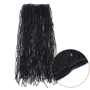 Originea 100 Mechones Microlocs de <span class=keywords><strong>Cabello</strong></span> Humano Vietnamita, Extensiones Sister Locs de <span class=keywords><strong>Cabello</strong></span> Humano Negro Natural # 1B para Mujeres - Product Image 1