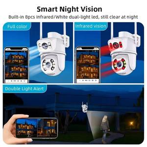 Dürbün gece görüş HD güneş kamera ev açık tam renkli kamera WIFI ağ kablosuz güneş izleme - Product Image 2