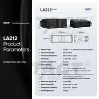 Altavoz de Línea Profesional Pasivo de 12 Pulgadas para Sistemas de Sonido en Escenarios de Conciertos al Aire Libre