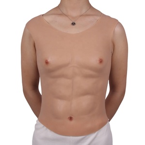 Combinaison musculaire en silicone pour <span class=keywords><strong>homme</strong></span>, poitrine réaliste en silicone pour <span class=keywords><strong>homme</strong></span>, <span class=keywords><strong>faux</strong></span> muscle abdominal pour cosplay transgenre - Product Image 5
