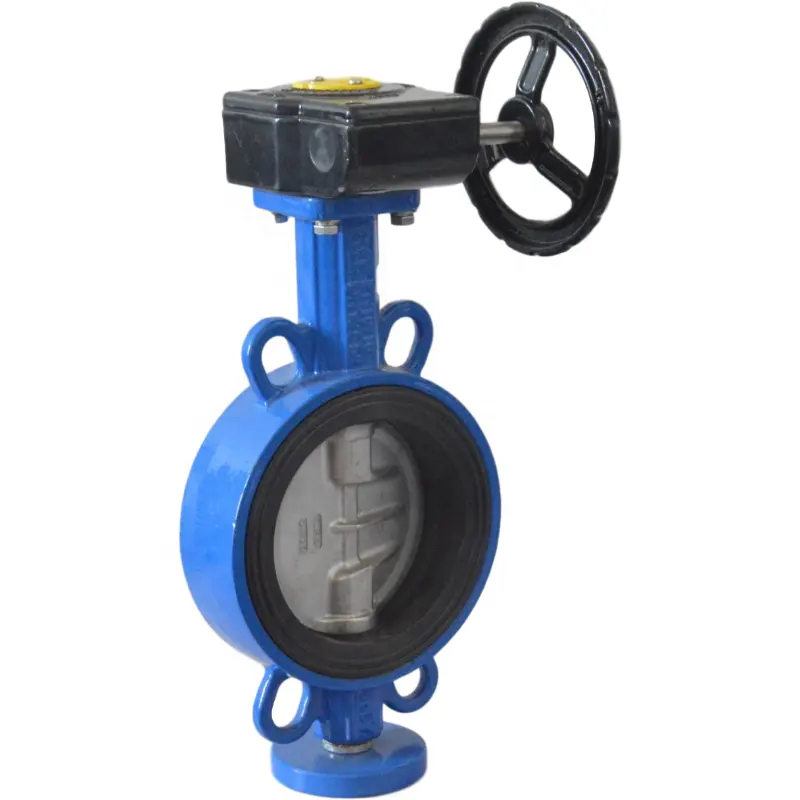 Factory direct butterfly valve wafer type for 100% safety