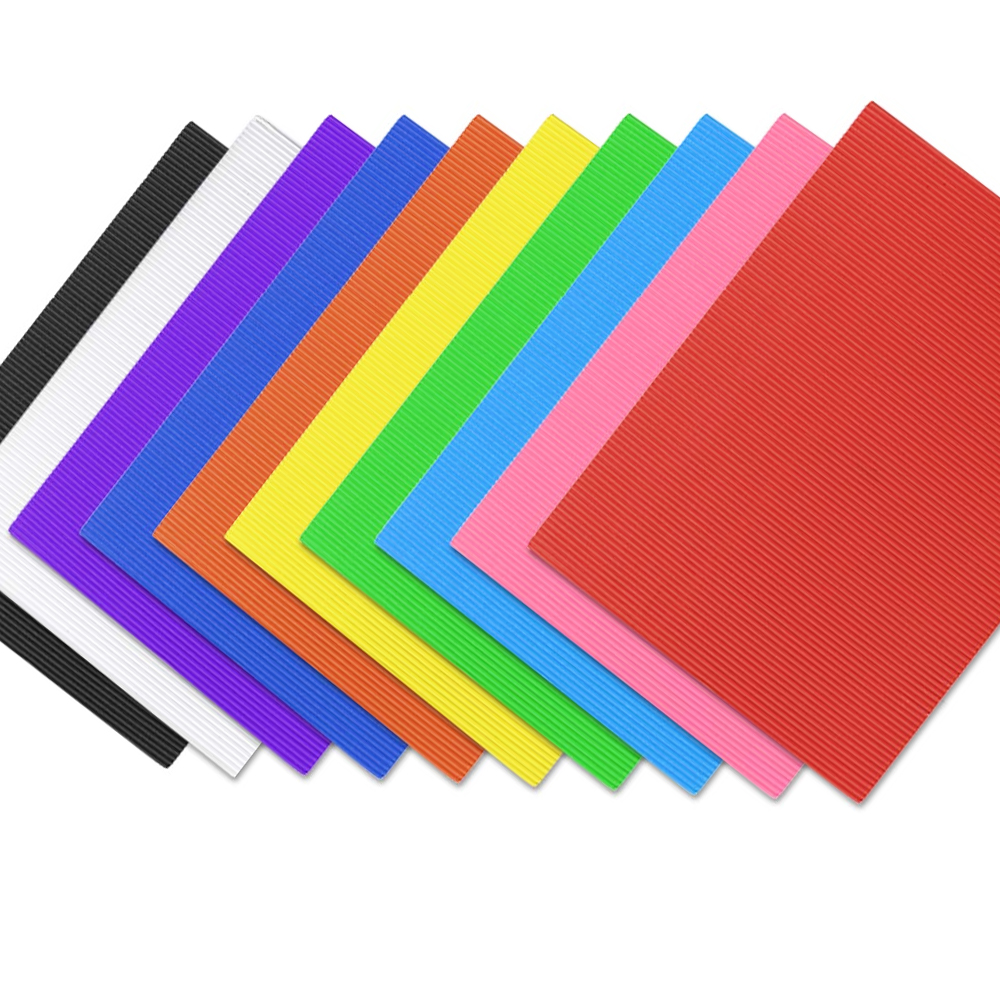 Hot Sell Color Corrugated Cardboard Paper Roll or Sheets for Handicraft