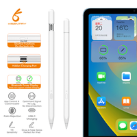 Stylet Actif pour iPhone Duo avec Rejet de la Paume, Sensibilité à l'Inclinaison, Chargement Magnétique Sans Fil 2018-2023 avec Personnalisation via APP