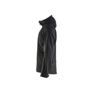 BLAKLADER - 475325169933XS Veste softshell avec capuche Noir/Jaune-VESTES DE TRAVAIL EAN 7330509689547 - Product Image 4
