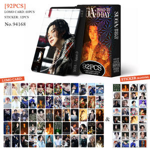 KPOP-Tarjeta con foto de <span class=keywords><strong>Bangtan</strong></span> Boys V <span class=keywords><strong>Taehyung</strong></span>, regalo de recuerdo de papel, 92 unidades/caja - Product Image 3