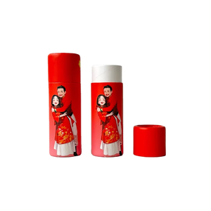 Tube en carton pour baume à lèvres, emballage en carton rond, tube en papier kraft à poussoir, contenant pour rouge à lèvres, tube cylindrique pour déodorant - Product Image 1