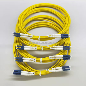 Cable de Fibra Óptica Dúplex de Alta Estabilidad LC/UPC, Pérdida de Inserción de 0.3dB, Cable de Fibra de 9/125μm, Jumper de Fibra para Telecomunicaciones y Redes Ópticas - Product Image 1