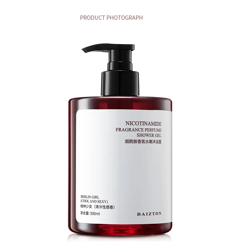 Groothandel Private Label Body Wash Niacinamide Geur Douchegel