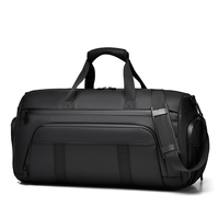 Sac de voyage étanche à compartiments séparés et spacieux, avec espace de rangement indépendant pour chaussures et séparation sec/humide