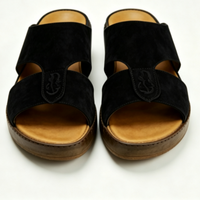 Sandales arabes du Moyen-Orient, Dubai, cuir véritable italien, fabrication artisanale, confort classique, pantoufles émiratiennes pour hommes du Golfe