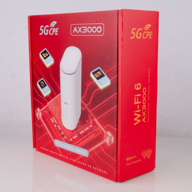 Sunsoont 5G CPE Wifi 6 Repeater 5g Router Ax3000 Home Router Modem 5G WiFi Sim Card