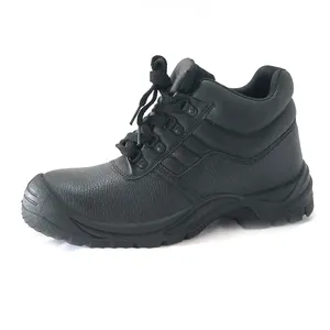 정품 가죽 BK 메쉬 고품질 남성 작업 안전 신발 스틸 발가락 신발 안전 신발
