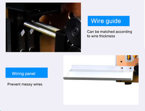 آلة قطع الكابلات الكهربائية الصغيرة متجرد الأسلاك التلقائي لمعدات تصنيع الكابلات - Product Image 4