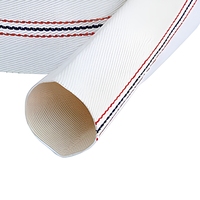 Tuyau d'arrosage plat en PVC blanc pour l'irrigation et la lutte contre les incendies