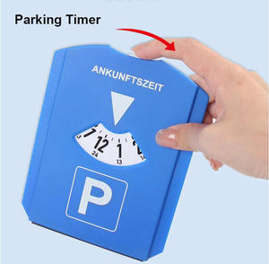Timer cakram parkir plastik multifungsi, dengan pengikis es dan koin troli <span class=keywords><strong>3</strong></span> in 1 - Product Image 2