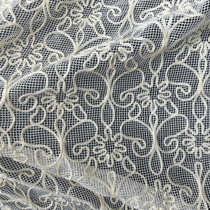 Encaje de Cordón Soluble en Agua 2024, Tela de Guipur <span class=keywords><strong>con</strong></span> Color Personalizado para Decoración de Bodas y Jarrones - Product Image 1