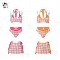 OEM Custom Zwemkleding Fabrikant Tweedelige Luxe Designer Zwempak Groothandel Sexy Thong Trendy Bikini 2026