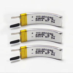 סוללת ליתיום פולימר מעוקל ליתיום פולימר 3.7v <span class=keywords><strong>40mah</strong></span> ce סוללה ליפו עבור מכשירים לבישים - Product Image 2