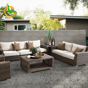 Hiện đại hiện đại Modular mây <span class=keywords><strong>sofa</strong></span> Set bền Patio sang trọng Đồ nội thất cho khách sạn ngoài trời Vườn công viên phòng khách xách tay - Product Image 5