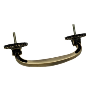 Poignée de cercueil en bois 1043 avec barre solide et couleur laiton antique et poignee de cerceau - Product Image 2