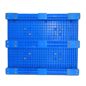 Thân Thiện Với Môi Chín Chân HDPE Lưu Trữ Euro <span class=keywords><strong>Pallet</strong></span> Mạnh Mẽ Một Mặt Trinh Nữ Nhựa Cho Công Nghiệp Sử Dụng Cho Kho Giá - Product Image 5