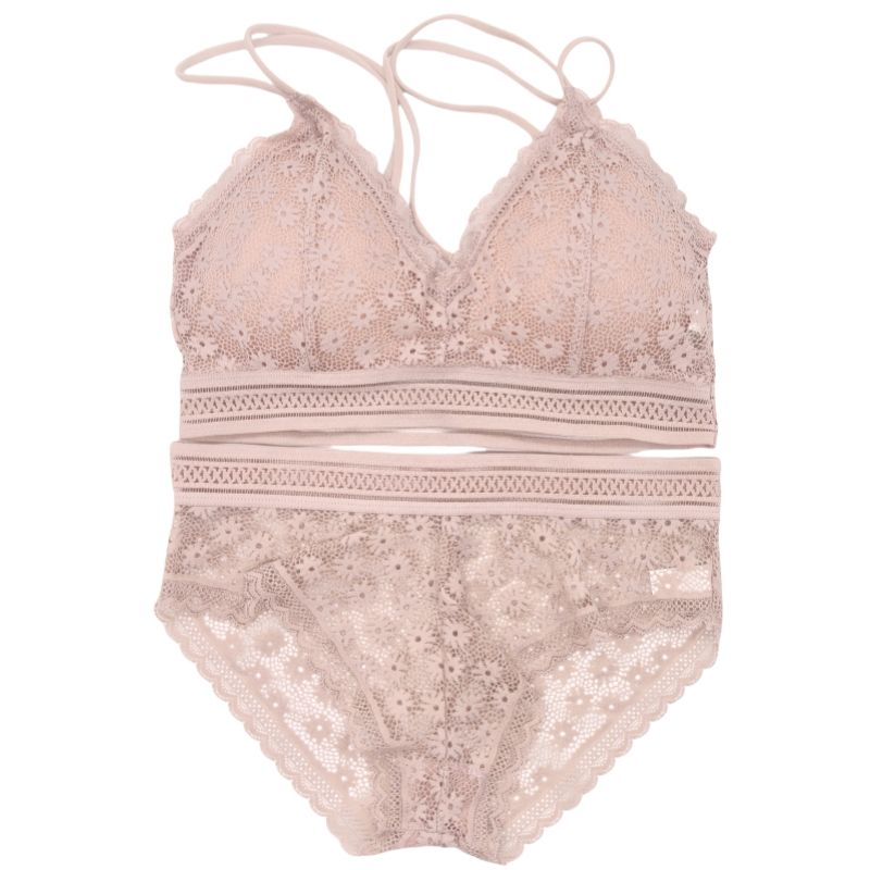 Best Quality Sexy Fashion Women Lace Panties Bra Set Low MOQ Underwear Wholesale Sexy Lace Bra Set Women