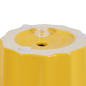 Vasi in Ceramica con Bordo Ondulato e Drenaggio per Piante da Interno ed Esterno - Product Image 6