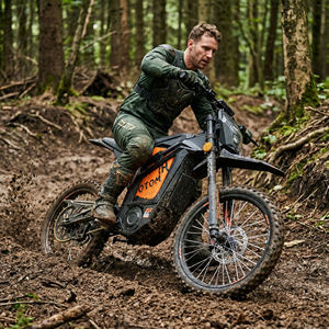 Bicicleta Eléctrica de Montaña con Suspensión Completa, Frenos de Disco de Hierro, Batería de Litio de 72V, 10KW, E-<span class=keywords><strong>MTB</strong></span> para Descenso y Todo Terreno, para Adultos - Product Image 2