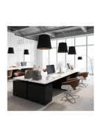 Fauteuil pivotant moderne en similicuir avec base en aluminium à 4 étoiles pour salon et bureau à domicile
