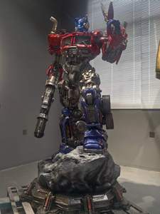 Sculpture en résine et fibre de verre <span class=keywords><strong>Optimus</strong></span> <span class=keywords><strong>Prime</strong></span>, série <span class=keywords><strong>Robot</strong></span>/Transformateur, sur mesure haut de gamme, grande taille, pour extérieur, pour la décoration - Product Image 2