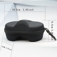 Étui pour masque de plongée en EVA à fermeture éclair-Boîte de rangement durable et étanche avec fermeture sécurisée Accessoire pour masque de plongée