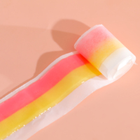 Bonbons Gommeux en Gros en Forme de Bâtonnet Transparent à Dégradé, Remplis de Confiture, Vente Directe Usine, Marque Privée OEM, Logo Personnalisé