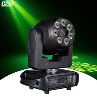 Projecteur LED DMX à tête mobile 7x15W RGBW + 80W Spot Beam Wash pour DJ, bar, discothèque, KTV, soirée, spectacle