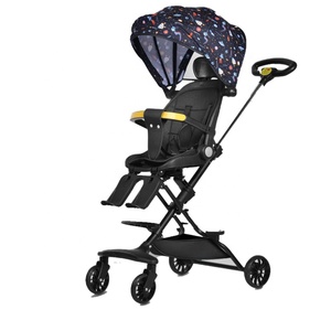 <span class=keywords><strong>Poussette</strong></span> pour bébé en plein air voiture portable et pliable avec cadre en acier siège chariot pour voyage nouveau bébé cadeau de vacances - Product Image 1