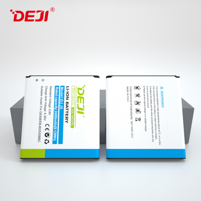 DEJI 2600mAh Lithium Battery Cell Phone Battery EB-BG530BBC for Samsung Galaxy J5 2015 G5308 Li-ion Mobile Phone