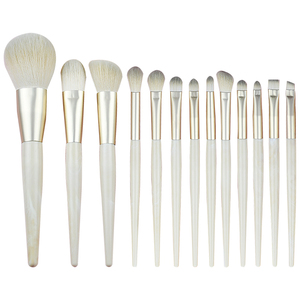 VLIYA Luxury 13 pezzi <span class=keywords><strong>pennelli</strong></span> <span class=keywords><strong>per</strong></span> trucco Set vegano nuova tecnologia materiale <span class=keywords><strong>in</strong></span> fibra di lana Nano manico <span class=keywords><strong>in</strong></span> plastica pennello <span class=keywords><strong>per</strong></span> trucco personalizzato - Product Image 2