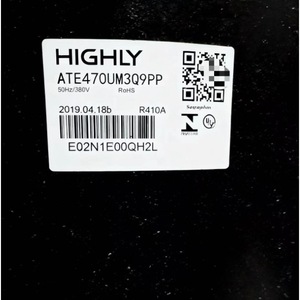 Compresor de Refrigeración Mitsubishi GTH420UC3C9EUC ATE470UM3Q9PP ATE650SC3Q9JK Refrigeración Calefacción Industrial - Product Image 3