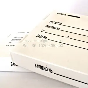 Cajas de nucleo de plastico/BQ NQ HQ PQ coroplast çekirdek kutusu
