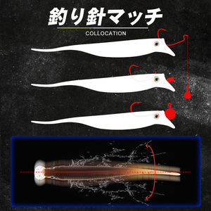 เหยื่อตก<span class=keywords><strong>ปลา</strong></span>แบบนิ่ม D1 OEM UV Soft Pasca ขนาด 80 มม. น้ำหนัก 2.5 กรัม หางเข็ม ตัวเหยื่อนิ่มแบบ Swimbait ตา 3 มิติ ผิวสัมผัสสมจริง สำหรับตก<span class=keywords><strong>ปลา</strong></span>แบสและ<span class=keywords><strong>ปลา</strong></span>ไพค์ - Product Image 3