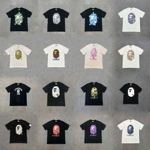 T-shirt da Uomo di Alta Qualità, Nuovo Stile, Firmata, alla Moda, con Stampa Trendy, Vestibilità Ampia, Casual Sportiva - Product Image 2