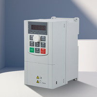 220 V 0.4KW 0.75KW ตัวแปลงความถี่สามเฟสเดี่ยว50Hz 60Hz Ac ไดรฟ์ความถี่ตัวแปรสำหรับตัวควบคุมความเร็วมอเตอร์