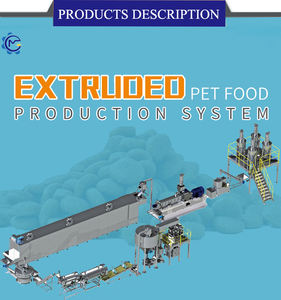 Fabricante de 600-800 kg/h, máquina extrusora de alimentos para perros y gatos, línea de producción de alimentos para perros y gatos - Product Image 4