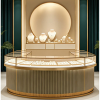 Meubles de présentation de bijoux pour l'aménagement intérieur, conception de salles d'exposition de bijoux, présentoirs