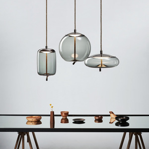 <span class=keywords><strong>Lampe</strong></span> suspendue en <span class=keywords><strong>verre</strong></span> moderne à LED pour restaurant, salon, lustre, décoration intérieure, éclairage - Product Image 3