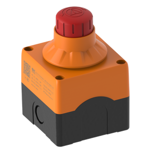 Interruptor de Botón de Parada de Emergencia Impermeable de 22 mm, Caja de Control de Cierre, Interruptor de Botón de Cabeza de Hongo, 10 A Máx. Actual 1NO1NC - Product Image 4