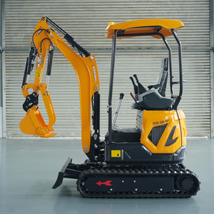 Multifunctionele Mini Digger Machine 1.8 Ton Gemeentelijke Tuin Zero Tail Swing Kleine Bagger Diesel Boomgaard Compacte Graafmachine - Product Image 1