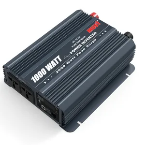 Inverter Mobil harus Power, dc 24v ke ac 110V 120V 600 Watt 600 W gelombang sinus murni