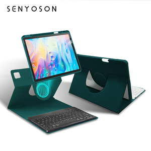 SYX Premium 360 °   Étui Clavier Rotatif pour iPad - Protection <span class=keywords><strong>de</strong></span> Grade Militaire avec Clavier Rétroéclairé Rechargeable Étui pour iPad Cove - Product Image 4