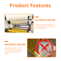 Printer UV DTF Roll-to-Roll Multifungsi A1 24-inci 60cm untuk Pencetakan Logo Kristal pada Film AB